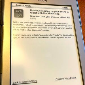 Kindle comes with sleeve and shield above liners